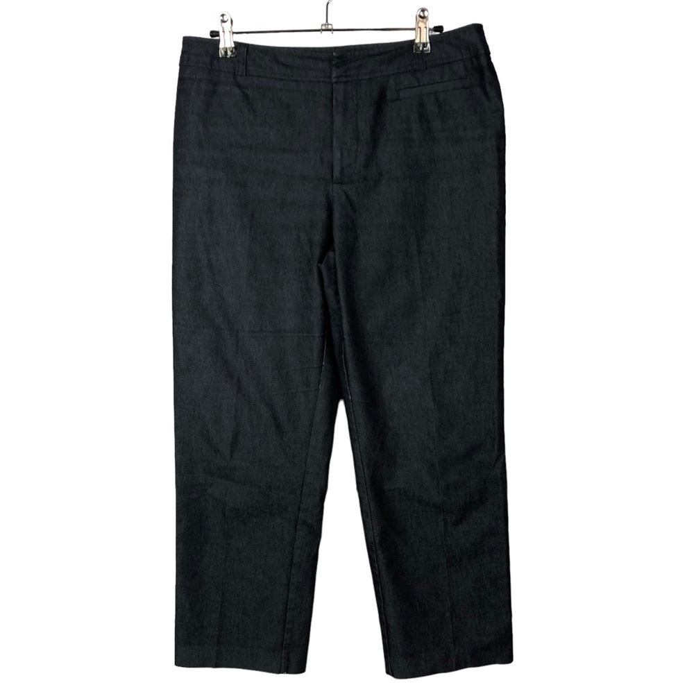 Merona‎ Dark Blue Denim Fit 2 Straight Leg Dress Pants 8